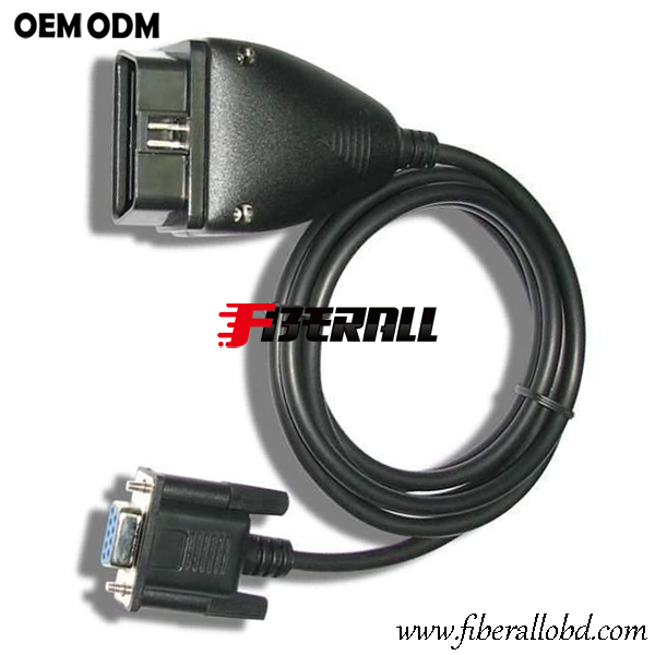 OBD-II VAG 16Pin zu DB9F DLC-Diagnosekabel