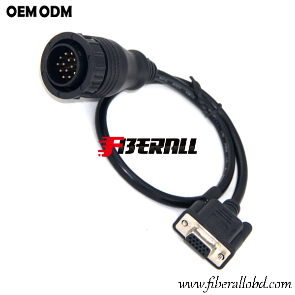 HDB15P zu BENZ 14Pin OBD1 Automobile Diagnostic Cable