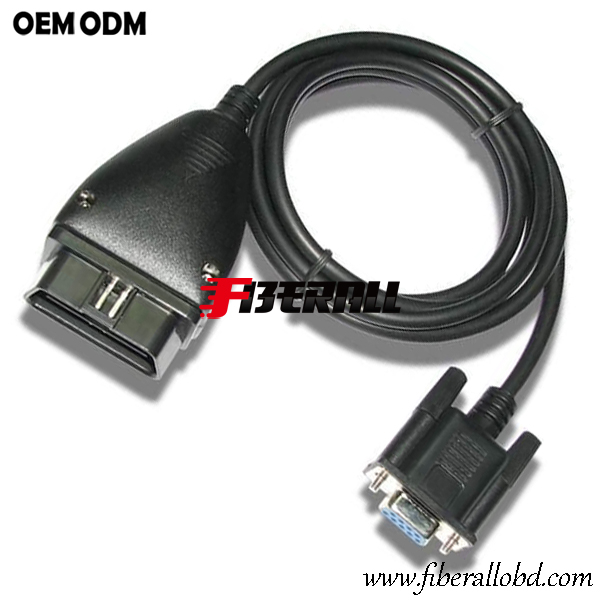 OBD-II VAG 16Pin zu DB9F DLC-Diagnosekabel