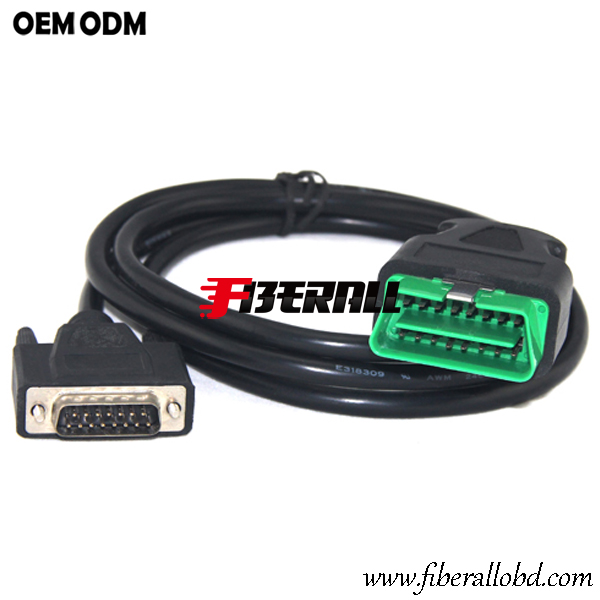DB9P-Stecker auf OBD2-Auto-Diagnose-OBD-Kabel