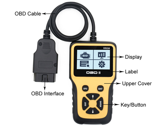 ODM-Demonstration für das Handheld Auto OBD Diagnostic Tool